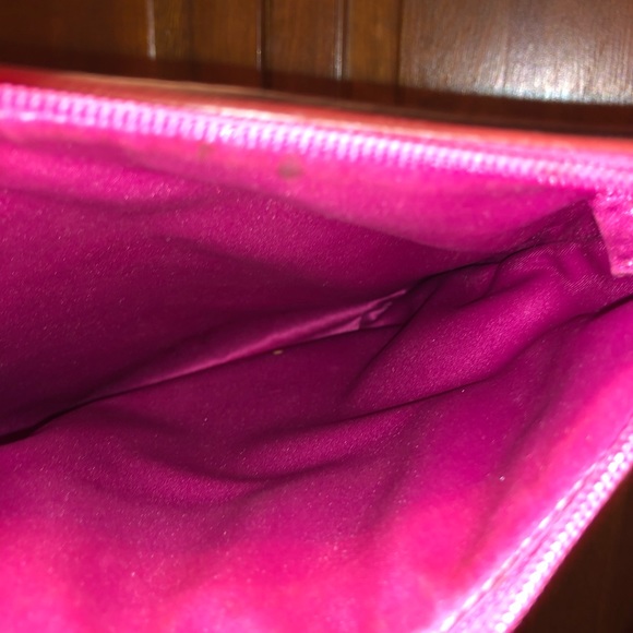 COACH Tattersal Pink & White Leather Crossbody Bag - Picture 8 of 8